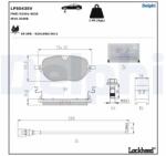 DELPHI Set Placute Frana, Frana Disc Lp5043Ev Cupra Born Vw Id. 3