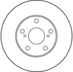 TRW Disc Frana Df1431 Holden Apollo Lexus Es Toyota Avalon/Avensis Verso/Camry/Gaia
