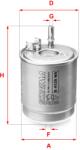 SOFIMA Filtru Combustibil S4129Nr Hyundai I30 (S4129NR)