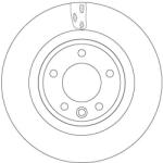TRW Disc Frana Df6956S Land Rover Discovery V/Range Rover Iv/Range Rover Sport Ii (DF6956S)