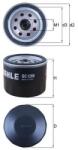 MAHLE Filtru Ulei Oc1290 Honda Civic Ix/Civic X/Cr-V Iv/Cr-V V/Hr-V Ssangyong Tivoli