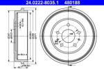ATE Tambur Frana 24.0222-8035.1 Ford Focus Ii/Focus Iii
