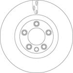TRW Disc Frana Df6772S Porsche Cayenne Vw Touareg