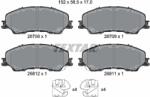 TEXTAR Set Placute Frana, Frana Disc 2670801 Isuzu D-Max Iii/Mu-X Mazda Bt-50 Iii