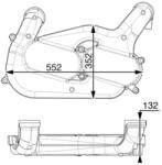 MAHLE Intercooler, Compresor Ci251000P Man Tgl I/Tgm I