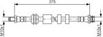 Bosch Furtun Frana 1987481563 Volvo S60 Ii/S60 Ii Cross Country/S80 Ii/V60 I/V70 Iii