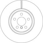 TRW Disc Frana Df6749S Bmw 1/2 Active/2 Gran/2 Gran Tourer/X1/X2 (DF6749S)
