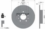 TEXTAR Disc Frana 92324703 Mazda Cx-30 (92324703)