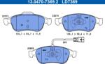 ATE Set Placute Frana, Frana Disc 13.0470-7369.2 Mercedes-Benz Citan/T-Class (13.0470-7369.2)