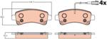 TRW Set Placute Frana, Frana Disc Gdb2106 Citroën Jumper Ii Fiat Ducato Opel Movano C (GDB2106)