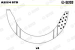 GLYCO Saiba Distantier, Arbore Cotit A211/4Std Aro 240-244 Daf 400/400-Serie Ldv 400