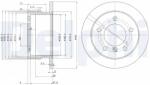 DELPHI Disc Frana Bg3235 Mercedes-Benz G-Class/Sprinter 2-T/Sprinter 3-T/Sprinter 4-T (BG3235)