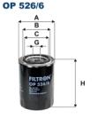 FILTRON Filtru Ulei Op526/6 Audi A4 B5/A4 B6/A4 B7/A6 C5 Seat Exeo Skoda Superb I