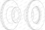 BERAL Disc Frana Bcr323A Mercedes-Benz Actros/Actros Mp4 / Mp5/Antos/Arocs/Atego/Axor