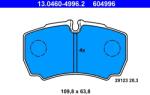 ATE Set Placute Frana, Frana Disc 13.0460-4996.2 Iveco Daily Iii/Daily Iv/Daily V