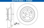 ATE Disc Frana 24.0110-0424.1 Ssangyong Tivoli/Tivoli Grand/Xlv
