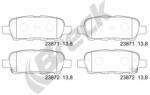 BRECK Set Placute Frana, Frana Disc 238710070210 Infiniti Fx/G/M35/M45 Nissan Altima