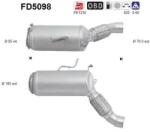 AS Filtru Funingine/Particule, Sist. De Esapament Fd5098 Bmw 3/5/5 Gran Turismo/7/X5
