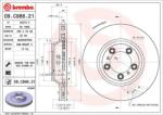 BREMBO Disc Frana 09. C986.21 Porsche Cayenne/Panamera/Panamera Sport Turismo