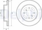 DELPHI Disc Frana Bg3941 Suzuki Ignis I/Ignis Ii/Ignis Iii/Kei