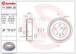 BREMBO Tambur Frana 14.9384. 20 Audi A2 Seat Cordoba/Ibiza Iii/Ibiza Iv Skoda Fabia I