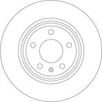 TRW Disc Frana Df6981S Audi A4 B9/A5/A6 C8/A7