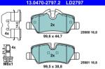 ATE Set Placute Frana, Frana Disc 13.0470-2797.2 Mini Mini (13.0470-2797.2)