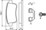 Bosch Set Placute Frana, Frana Disc 0986494735 Renault Zoe (0986494735)