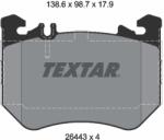 TEXTAR Set Placute Frana, Frana Disc 2644303 Mercedes-Benz C-Class/C-Class All-Terrain