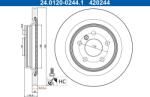 ATE Disc Frana 24.0120-0244.1 Bmw 1/2 Active/2 Gran/2 Gran Tourer/X1/X2