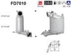 AS Filtru Funingine/Particule, Sist. De Esapament Fd7010 Mitsubishi Grandis (FD7010)