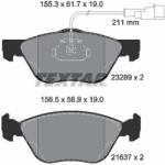TEXTAR Set Placute Frana, Frana Disc 2328902 Alfa Romeo 145/146/147/156/Gt/Gtv/Spider (2328902)