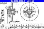 ATE Disc Frana 24.0109-0100.2 Citroën C3 Aircross Ii/C3 Ii/C3 Iii/C3 Picasso/C4/C4 I