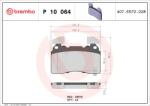BREMBO Set Placute Frana, Frana Disc P10064 Cadillac Ct6/Cts/Xts Chevrolet Camaro