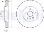 DELPHI Disc Frana Bg4710C Chevrolet Trax Opel Mokka / Mokka X/Mokka X (BG4710C)