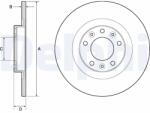 DELPHI Disc Frana Bg4662C Citroën C4 Picasso Ii/C4 Spacetourer/C5 Aircross/C5 X Ds Ds 7 (BG4662C)