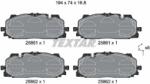 TEXTAR Set Placute Frana, Frana Disc 2586101 Audi A3/A3 Allstreet/A4 B9/A5/A6 C8/A7/Q3
