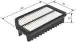 Bosch Filtru Aer F026400445 Hyundai Elantra V/I30/I30 Kombi Kia Cee'D/Cerato Koup Ii