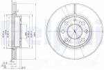 DELPHI Disc Frana Bg3568 Opel Corsa B/Corsa C Vauxhall Corsa Mk Ii