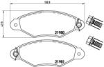 BREMBO Set Placute Frana, Frana Disc P61098 Citroën C25/Xsara Fiat Ducato/Talento (P61098)