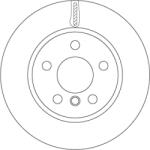 TRW Disc Frana Df6799 Bmw 2 Active Mini Mini/Mini Clubman (DF6799)