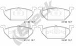 BRECK Set Placute Frana, Frana Disc 231300070200 Audi A1/A1 Allstreet/A1 City Carver/A3 (231300070200)