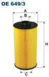 FILTRON Filtru Ulei Oe649/3 Alpina B10/B12/B3/B8/Roadster V8 Bentley Arnage Bmw 5/7/8/X5 (OE649/3)