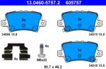 ATE Set Placute Frana, Frana Disc 13.0460-5757.2 Honda Civic Viii