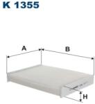 FILTRON Filtru, Aer Habitaclu K1355 Mercedes-Benz Citan/Eqt/T-Class Nissan Interstar (K1355)