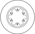 TRW Disc Frana Df1965 Ford Maverick Nissan Navara/Pathfinder I/Pathfinder Ii/Pick Up