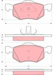 TRW Set Placute Frana, Frana Disc Gdb1497 Ford Maverick Ford Australia Escape