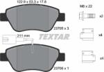 TEXTAR Set Placute Frana, Frana Disc 2370502 Alfa Romeo Mito Fiat 500/500 C/Bravo Ii