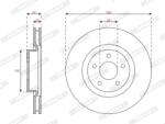 FERODO Disc Frana Ddf3021C Ford Focus Iv/Kuga Iii (DDF3021C)
