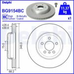 DELPHI Disc Frana Bg9154Bc Bmw 5/5 Gran Turismo/6/6 Gran/7 (BG9154BC)